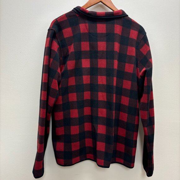 Duluth Trading Co Plaid Fleece Pullover - Picture 5 of 7